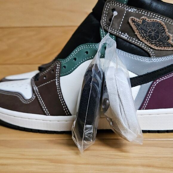 Air Jordan 1 High OG Hand Crafted Size Mens Shoe Sneaker DH3097-001 - Picture 7 of 12